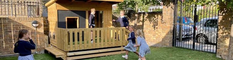 A Refurbished Outdoor Play Area for Finton House, London